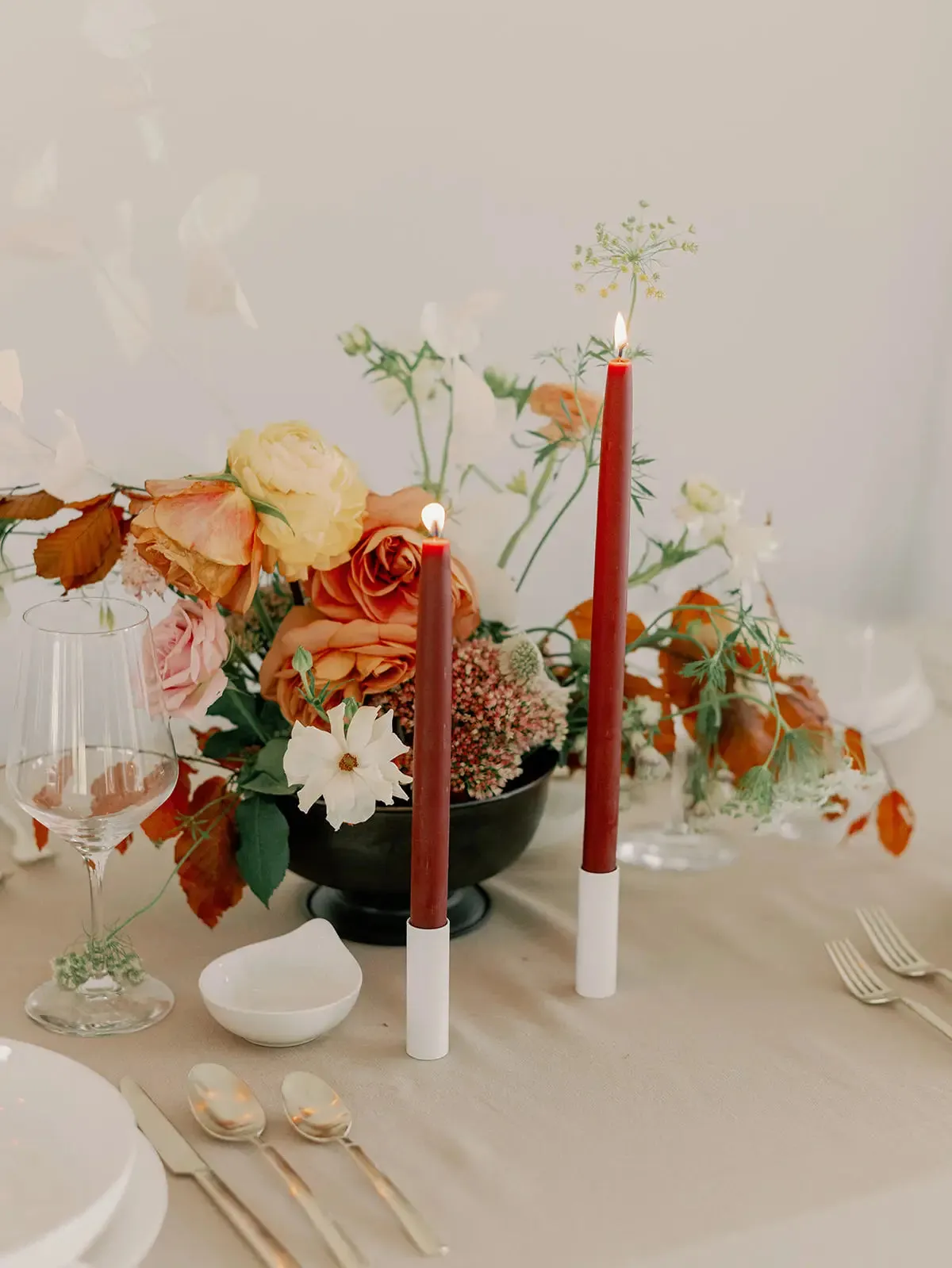 100% Beeswax Dipped Candles, Set/2