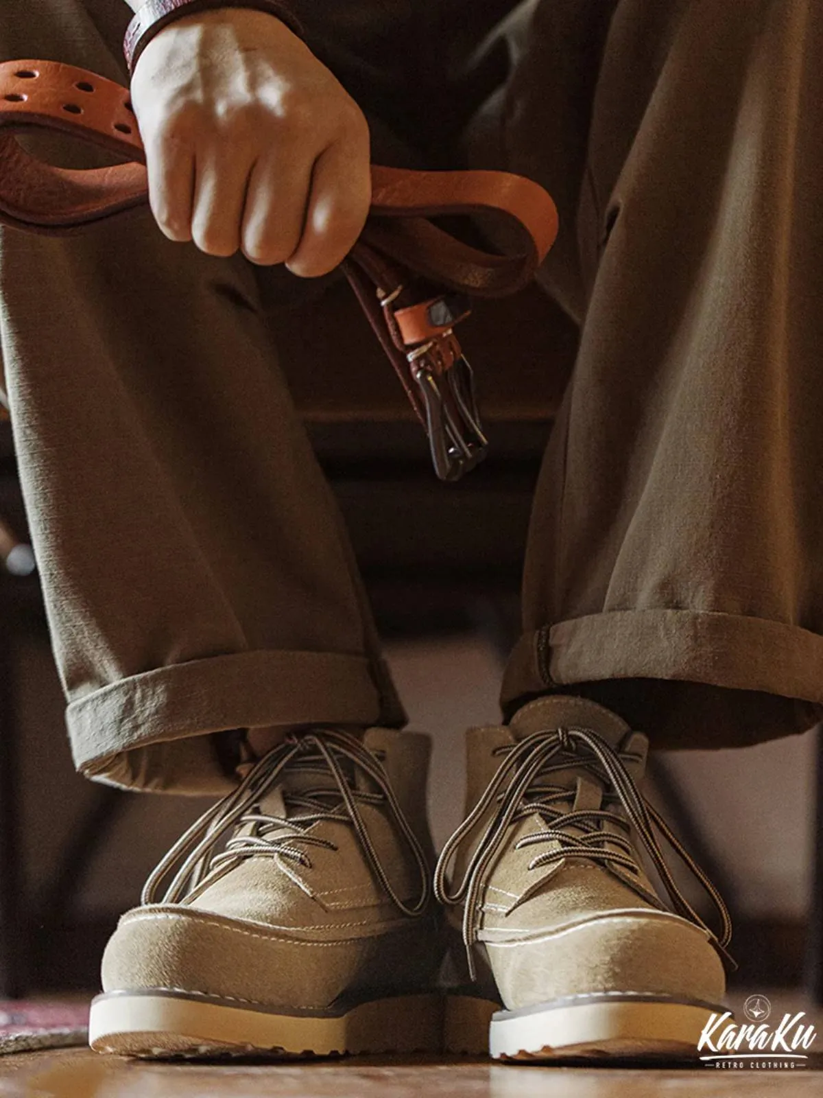 875 Improved Classic Suede High-Cut Work Boots