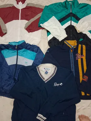 90s Mix Branded Windbreakers (47) Piece A grade