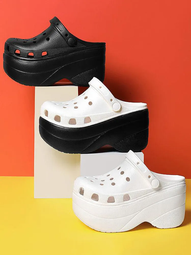 Amozae-High Platform Solid Sandals