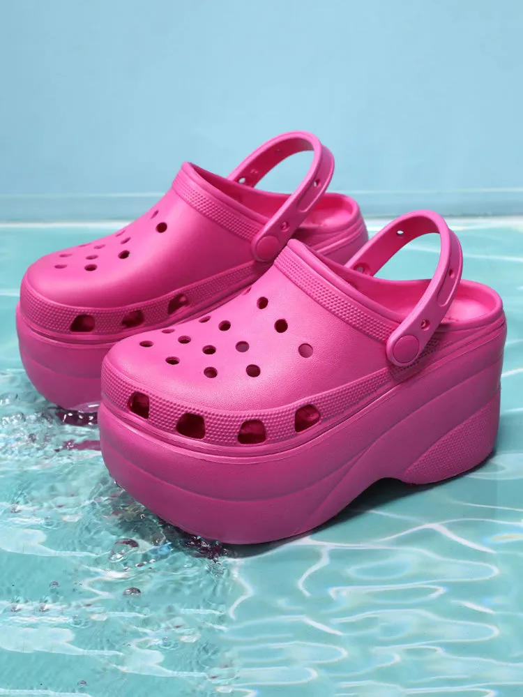 Amozae-High Platform Solid Sandals