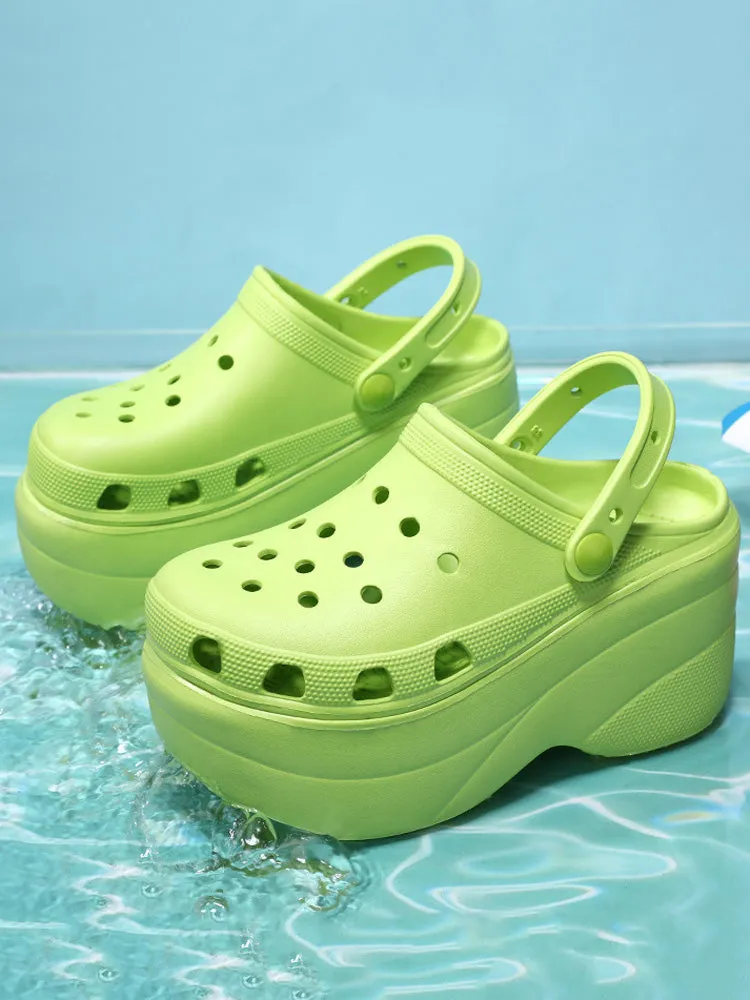 Amozae-High Platform Solid Sandals