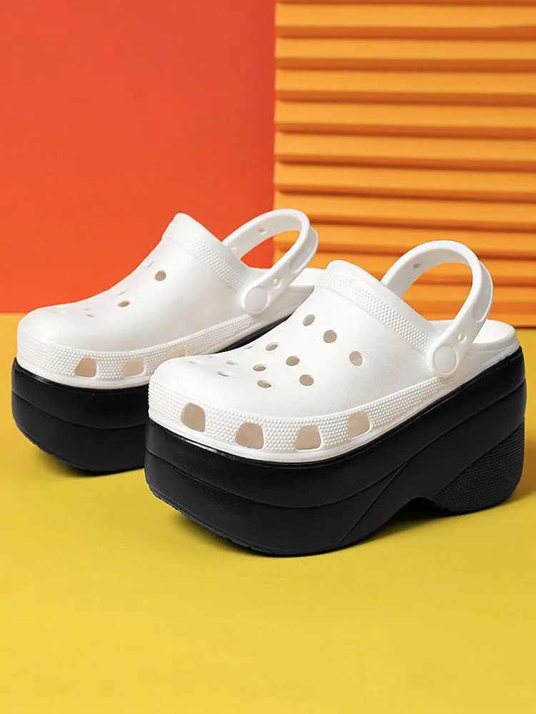 Amozae-High Platform Solid Sandals