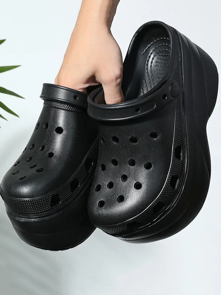 Amozae-High Platform Solid Sandals