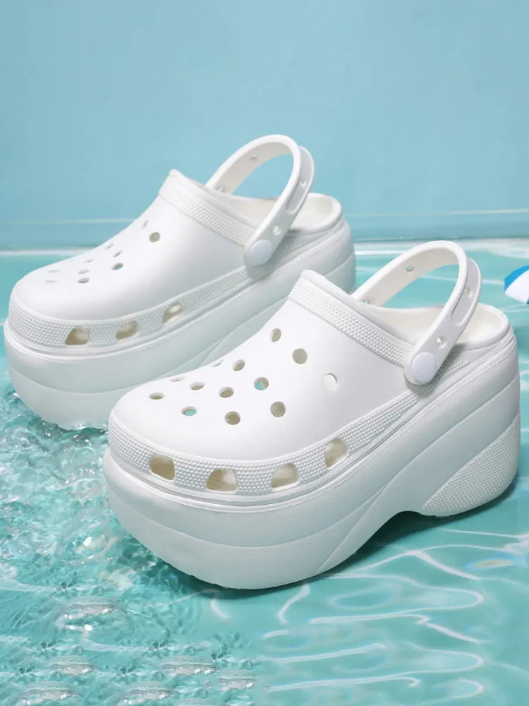 Amozae-High Platform Solid Sandals