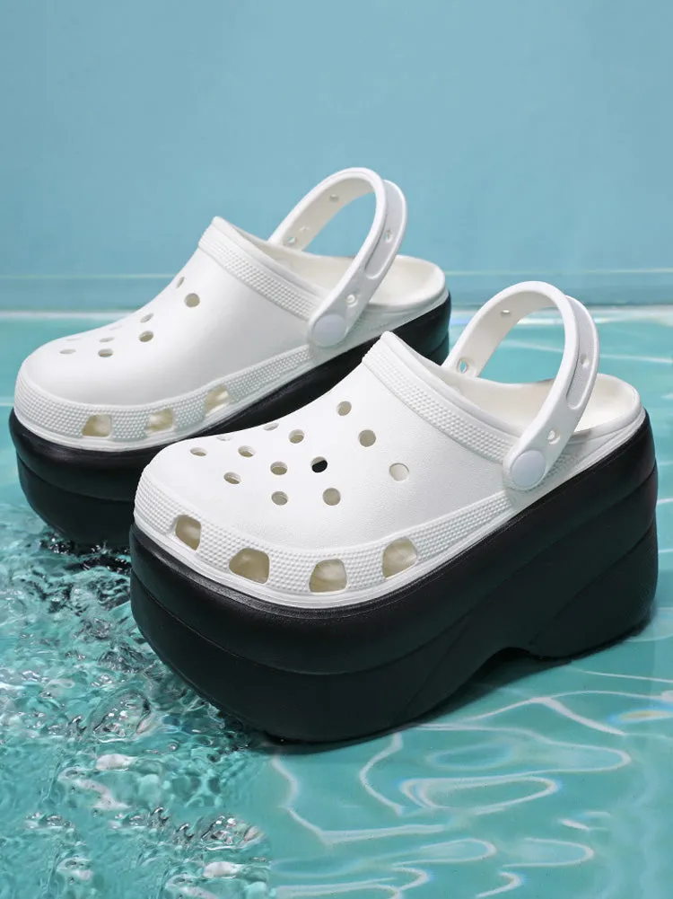 Amozae-High Platform Solid Sandals
