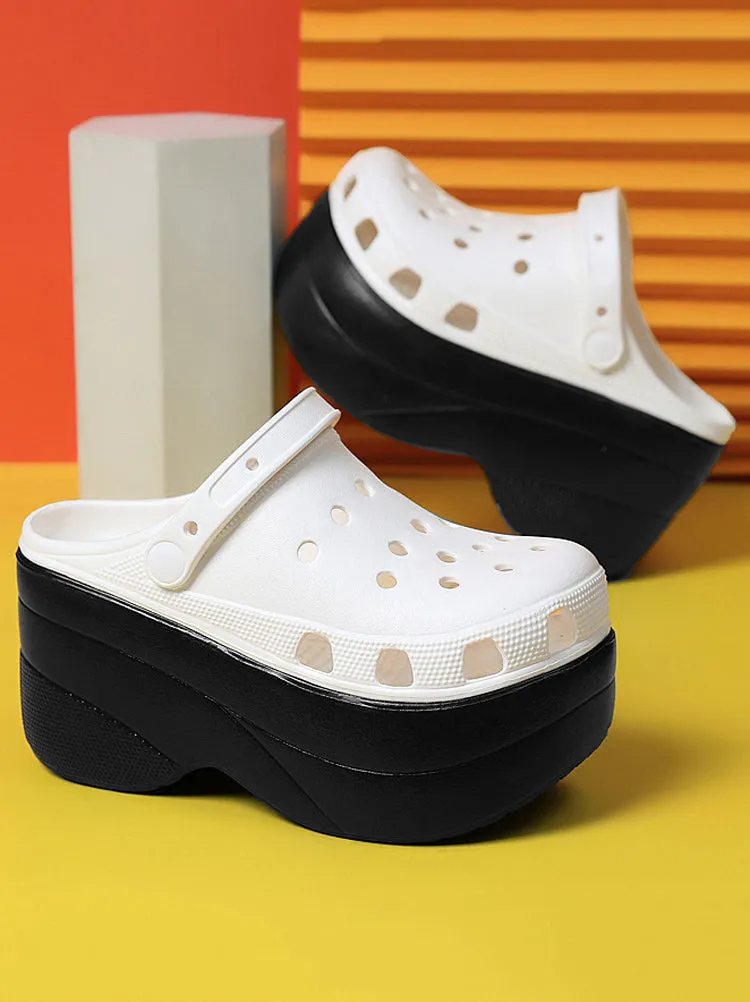 Amozae-High Platform Solid Sandals