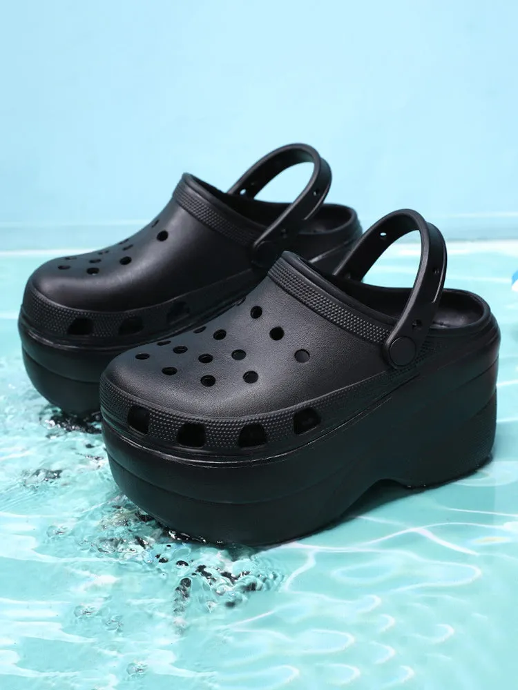 Amozae-High Platform Solid Sandals