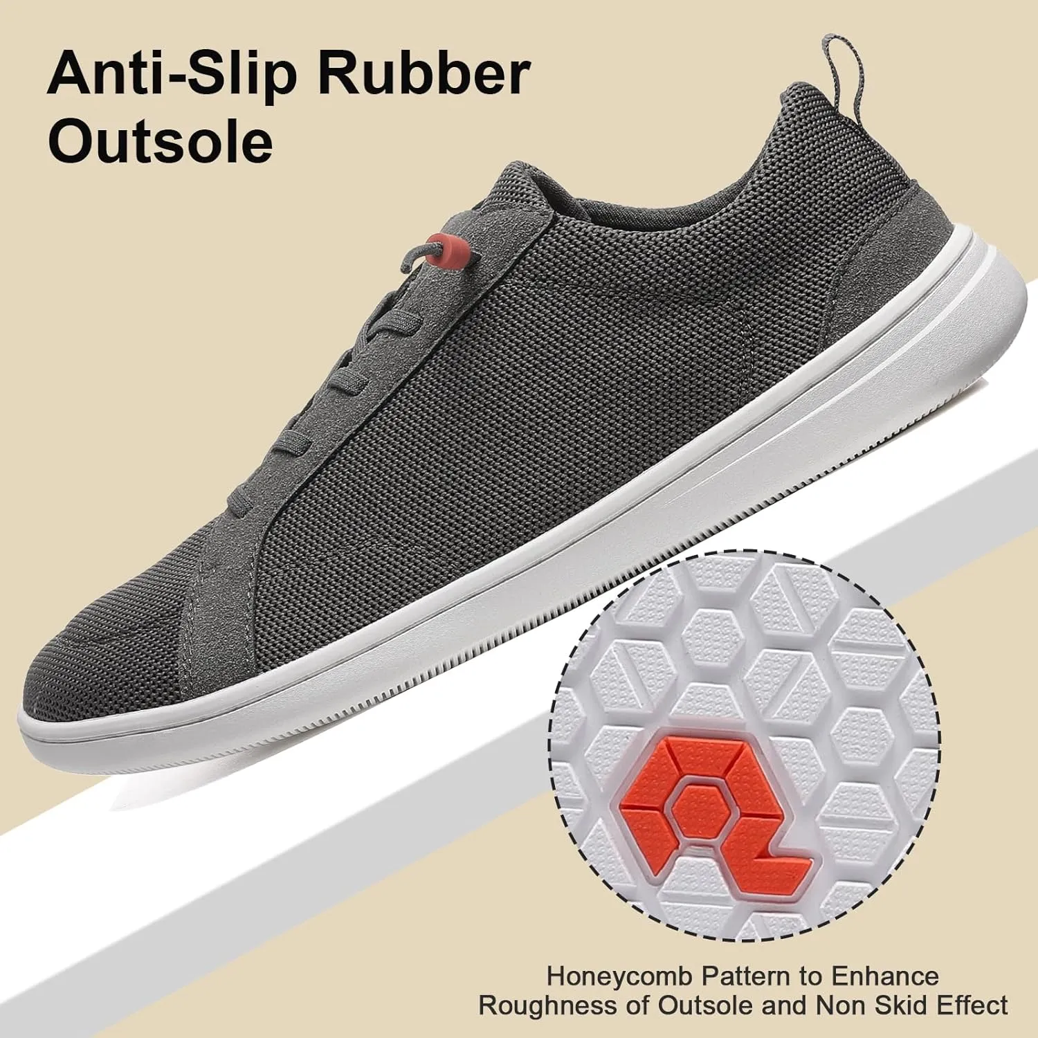 Barefoot Wide Toe Box Shoes for Women - Minimalist Barefoot Shoes with | Zero Drop Sole | Extra Wide Slip on Walking Shoes for Women