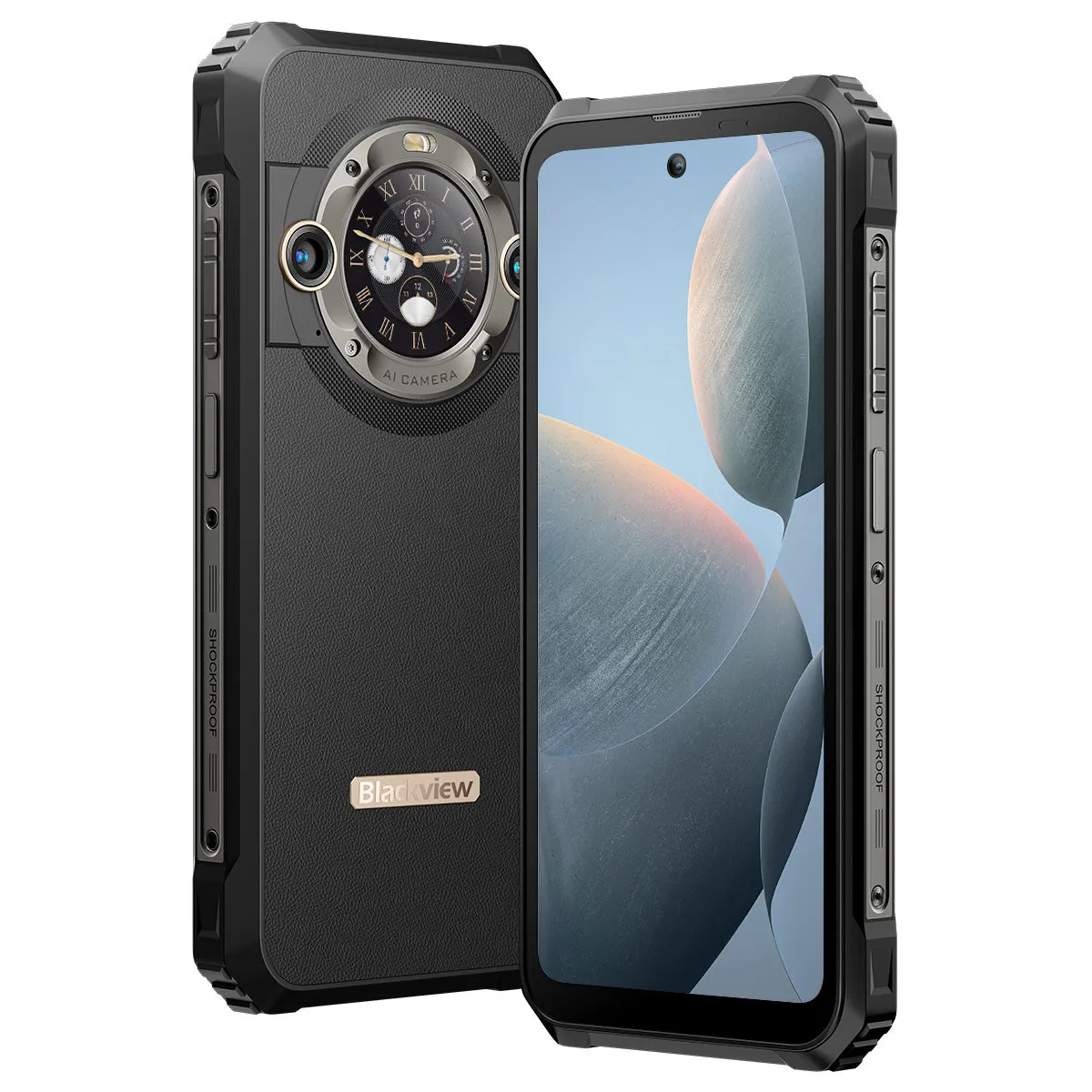 Blackview BL9000 - Display da 6,78 pollici a 120 Hz 12 512 GB Dimensity 8020 8800 mAh 5G Smartphone rinforzato a doppio schermo