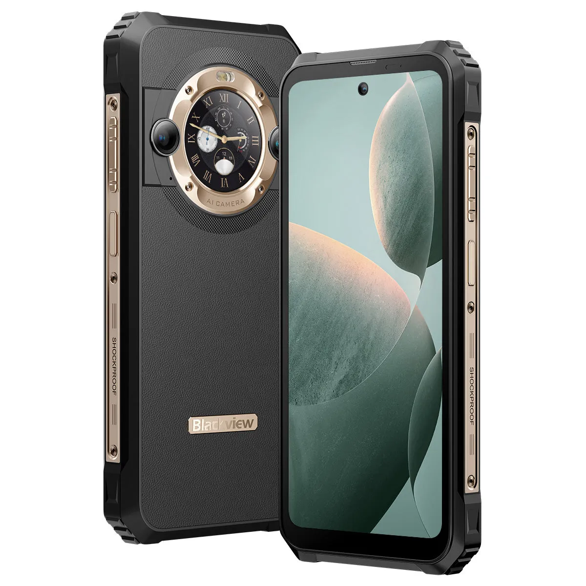 Blackview BL9000 - Display da 6,78 pollici a 120 Hz 12 512 GB Dimensity 8020 8800 mAh 5G Smartphone rinforzato a doppio schermo