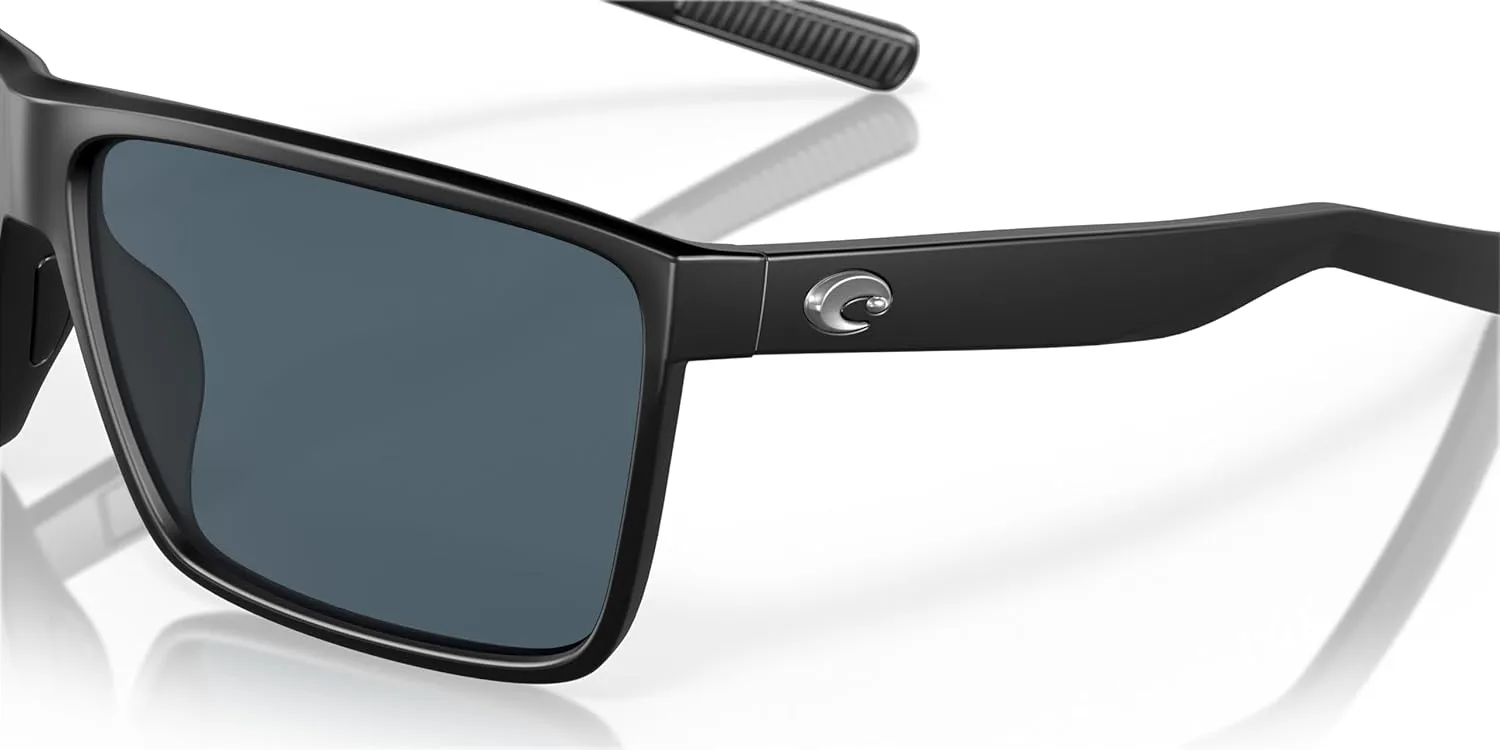 Costa Del Mar Men's Rincon Fishing and Watersports Rectangular Sunglasses