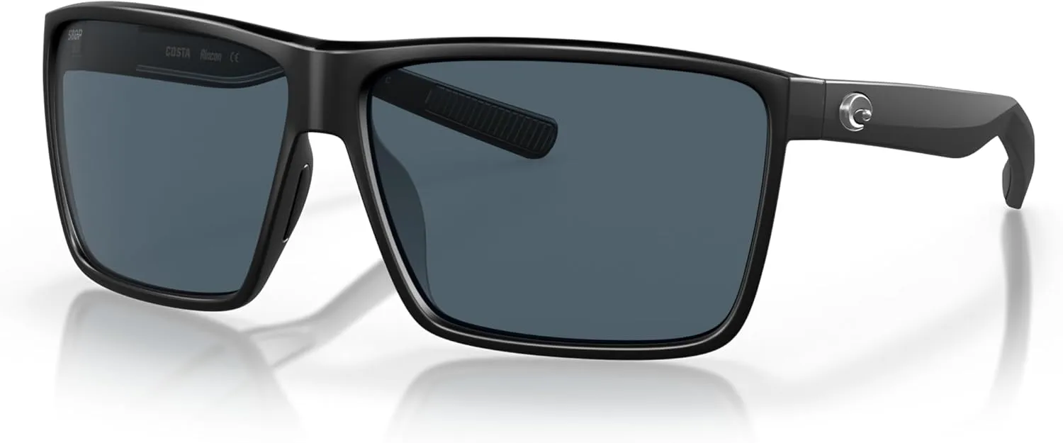 Costa Del Mar Men's Rincon Fishing and Watersports Rectangular Sunglasses