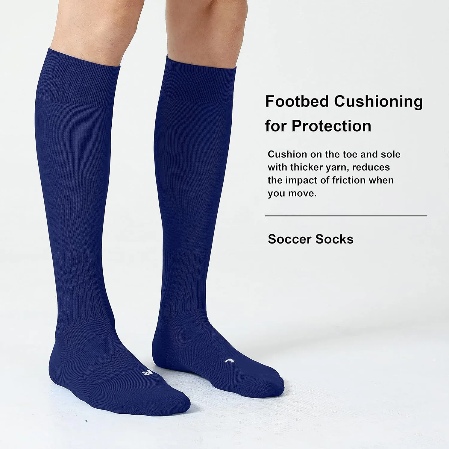 CS CELERSPORT 2/3 Pack Soccer Softball Baseball Socks for Youth Kids Adult Multi-Sport Compression Socks