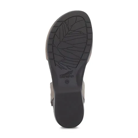 Dansko Rowan Backstrap Sandal (Women) - Taupe Milled Nubuck