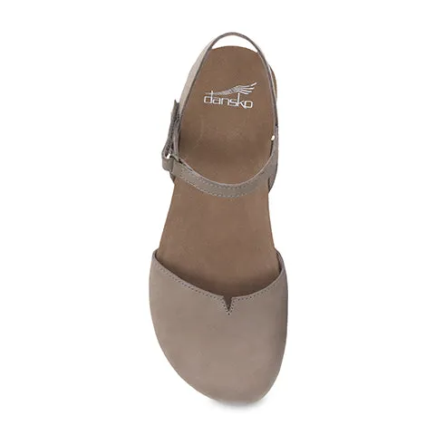 Dansko Rowan Backstrap Sandal (Women) - Taupe Milled Nubuck