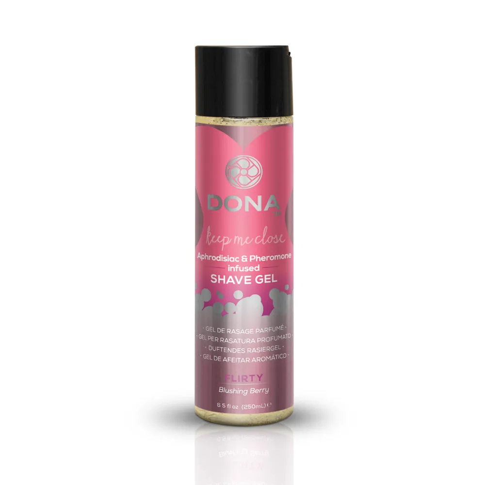 Dona Shave Gel Flirty Blushing Berry 7.75 Oz.