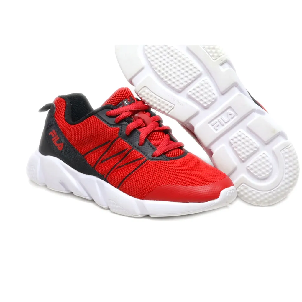 Fila Sport Shoes Leather Red Colour For Kids