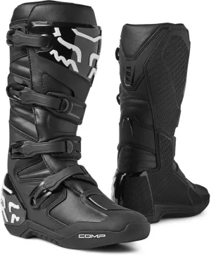 FOX Comp Motocross Boots, Black