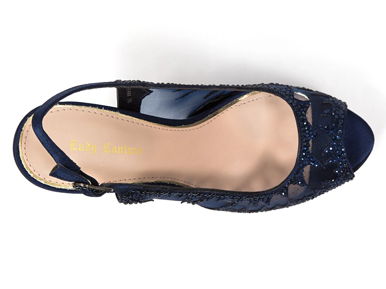 Lady Couture Dream platform sandals, dark blue