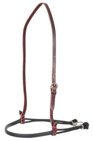 Martin Saddlery Nylon Double Rope Noseband with Shrink Tube Cover, Black