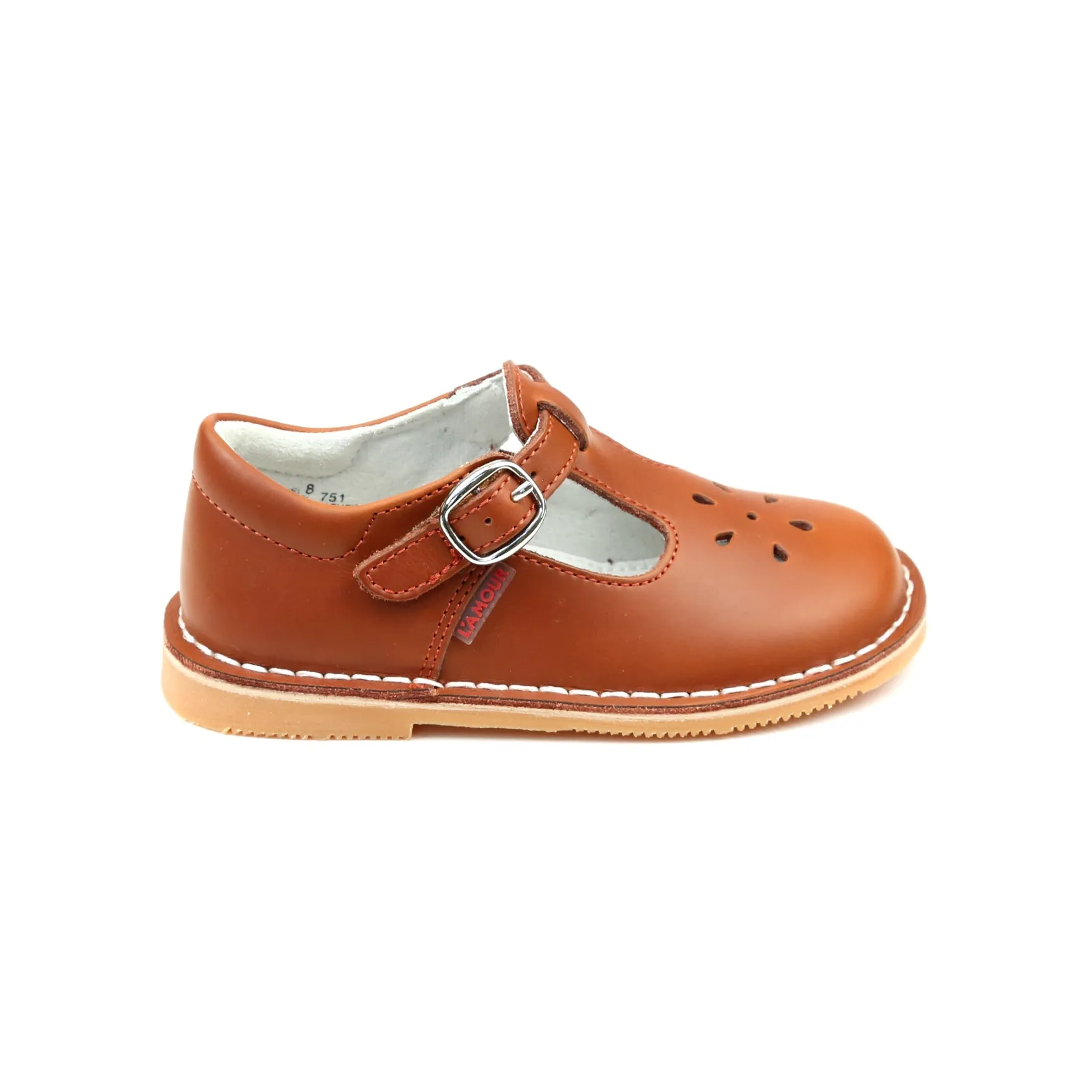 Mary Janes Cognac T-Strap | Joy