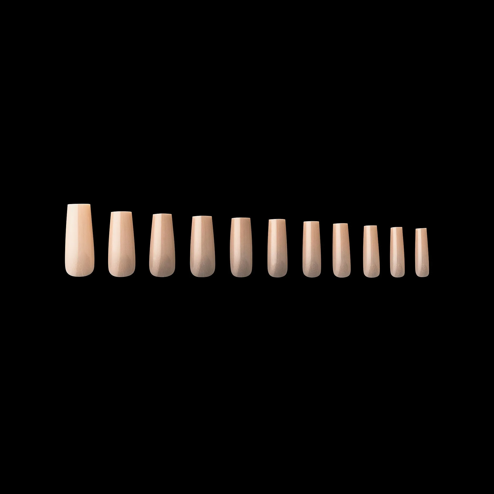 Neutrals Gel-X® Alex Sculpted Square Long Box of Tips - 11 Sizes (150pcs)