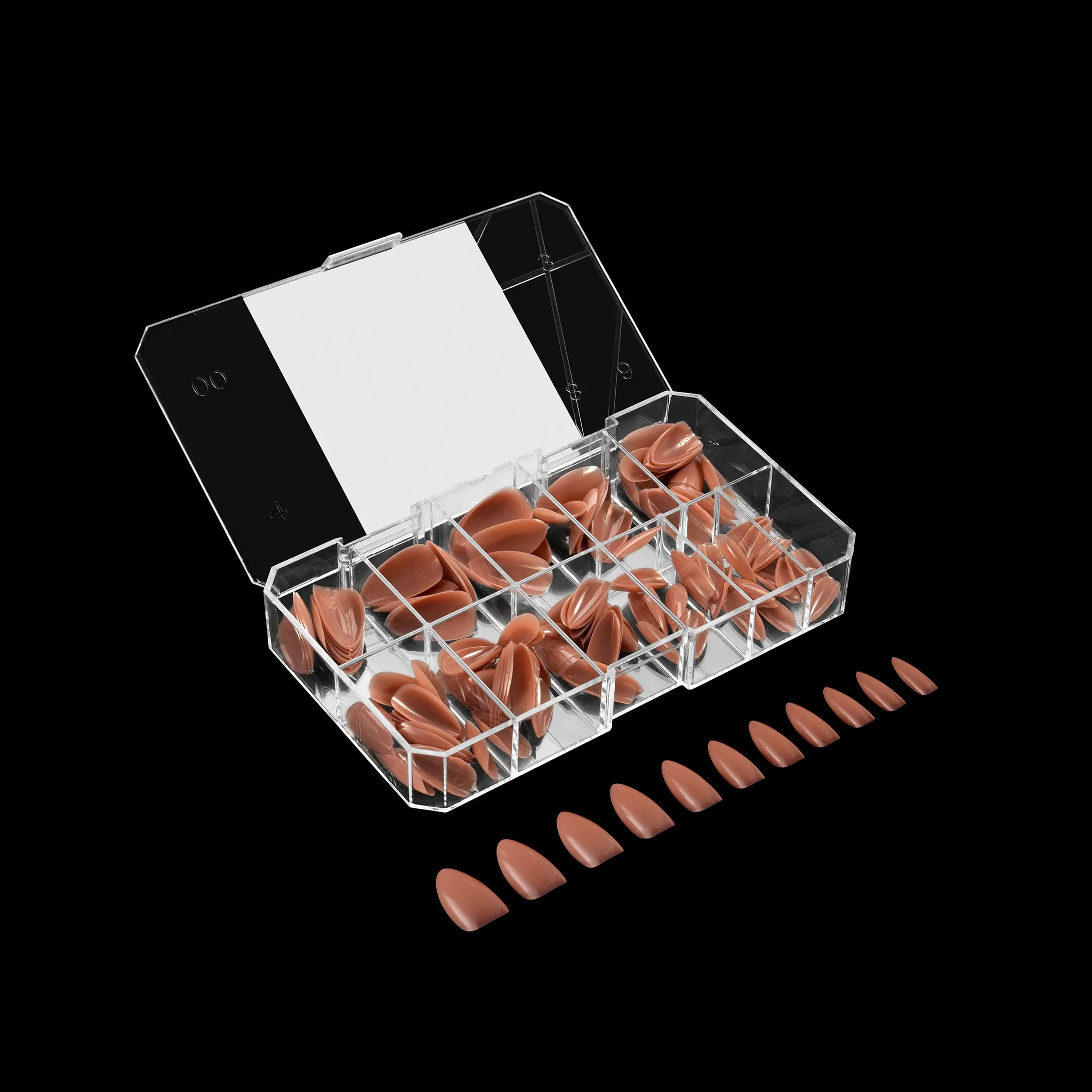 Neutrals Gel-X® Imani Natural Almond Medium Box of Tips - 11 Sizes (150pcs)