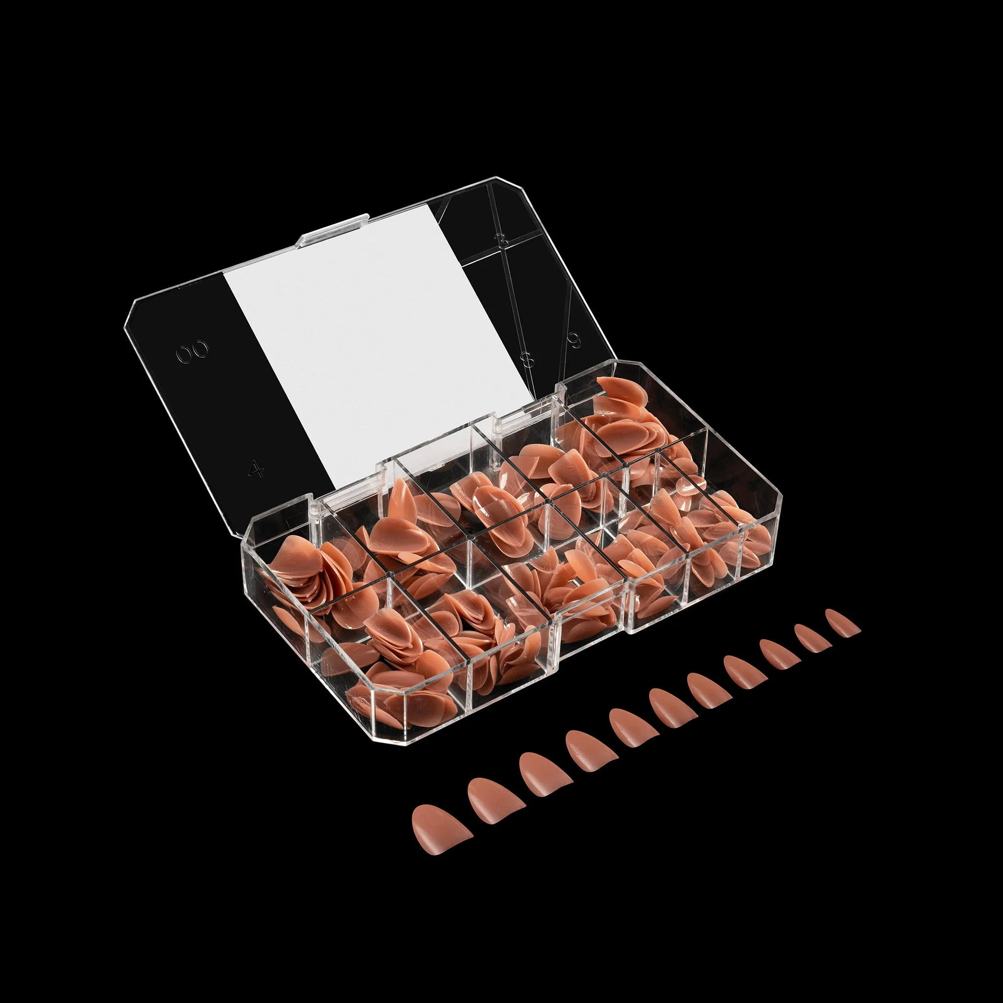 Neutrals Gel-X® Imani Natural Almond Short Box of Tips - 11 Sizes (150pcs)