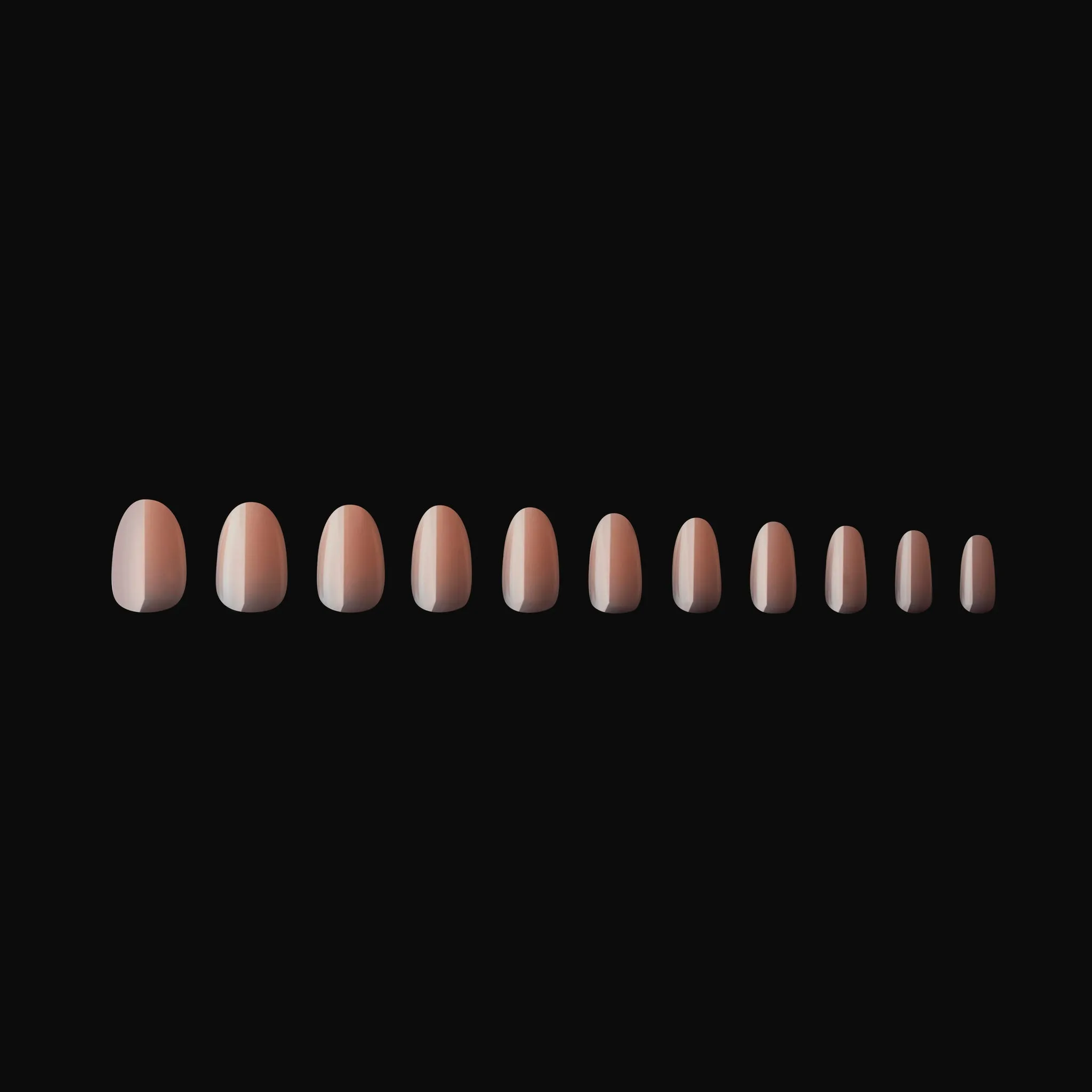 Neutrals Gel-X® Imani Natural Round Short Box of Tips - 11 Sizes (150pcs)
