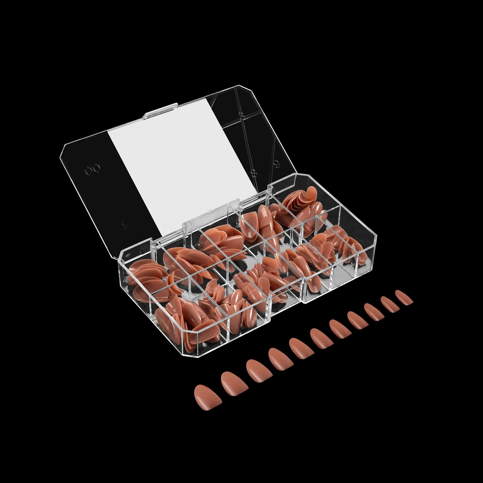 Neutrals Gel-X® Imani Natural Round Short Box of Tips - 11 Sizes (150pcs)