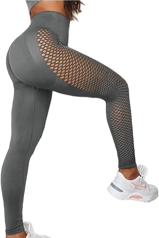 New Lifting Leggings Women High Waisted Seamless Workout Leggings Gym Booty Tights Tummy Control Yoga Pants