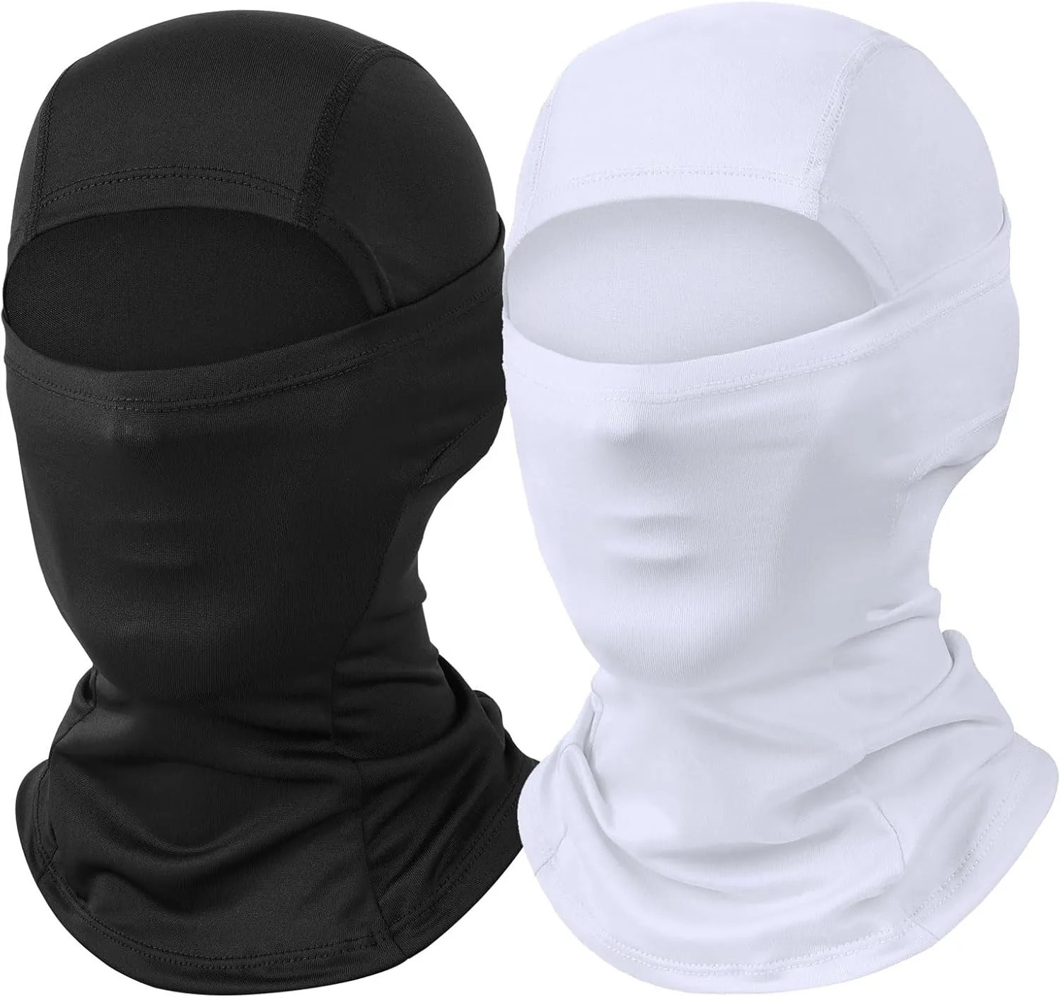 Ski Mask for Men 2 Pack Balaclava Face Mask Women Summer Shiesty Masks Motorcycle Helmet Full Head Cover Sun UV Protection