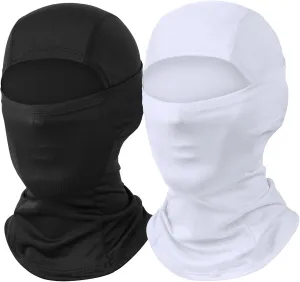 Ski Mask for Men 2 Pack Balaclava Face Mask Women Summer Shiesty Masks Motorcycle Helmet Full Head Cover Sun UV Protection