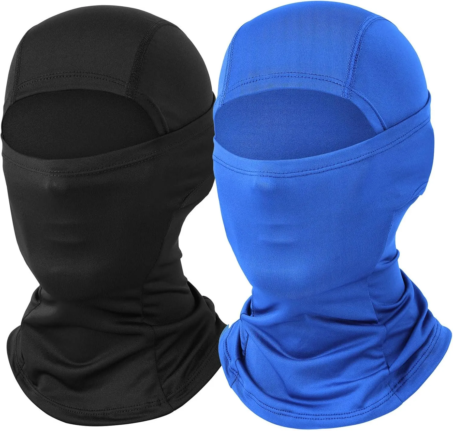 Ski Mask for Men 2 Pack Balaclava Face Mask Women Summer Shiesty Masks Motorcycle Helmet Full Head Cover Sun UV Protection