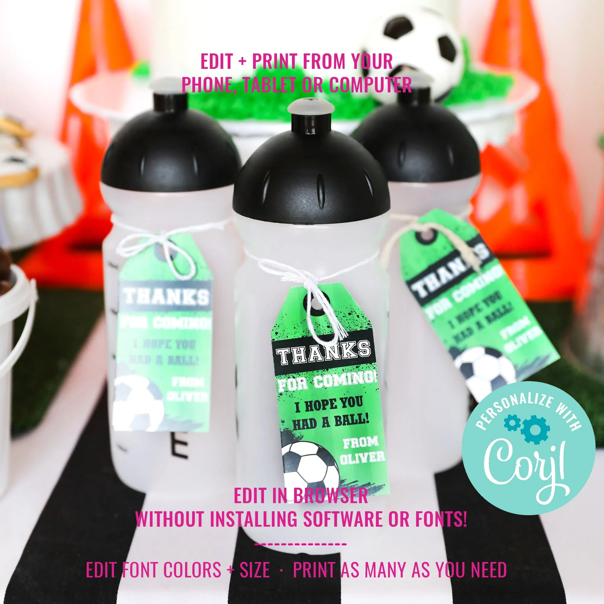Soccer Party Favors for Boys | Soccer Party Favor Ideas