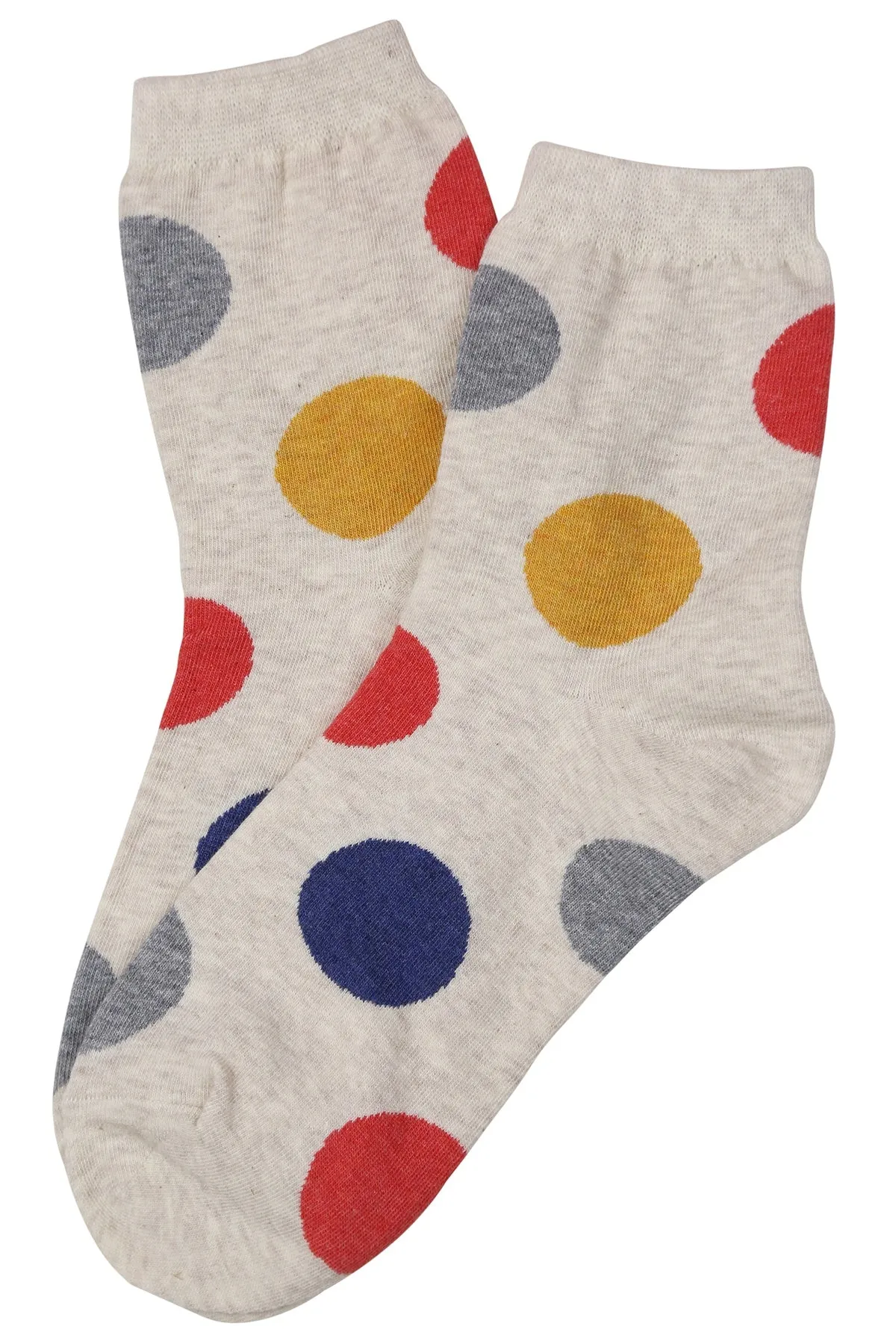 Spot On Cotton Socks Cream