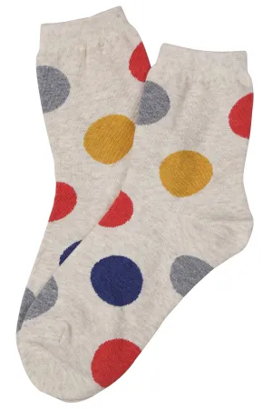 Spot On Cotton Socks Cream