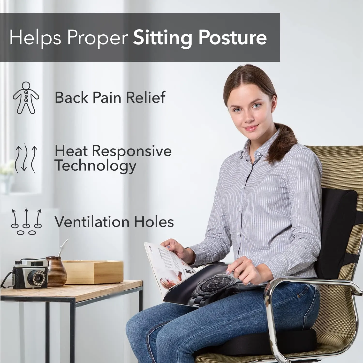 Ultimate Gel Infused Seat & Back Cushion