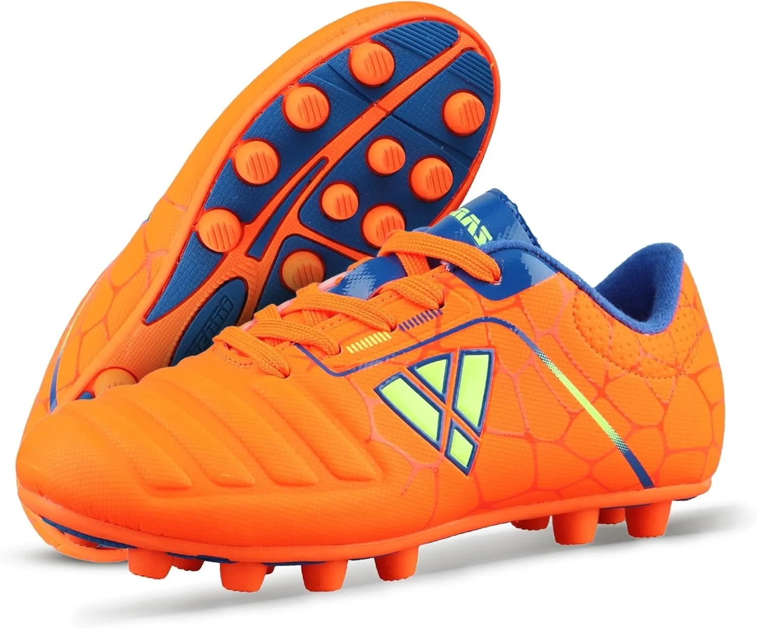Vizari USA Soccer Cleats Boys, Girls - FG Firm Ground Football Shoes for Toddlers/Little/Big Kids - Youth Football Cleats - Comfort & Excellent Traction