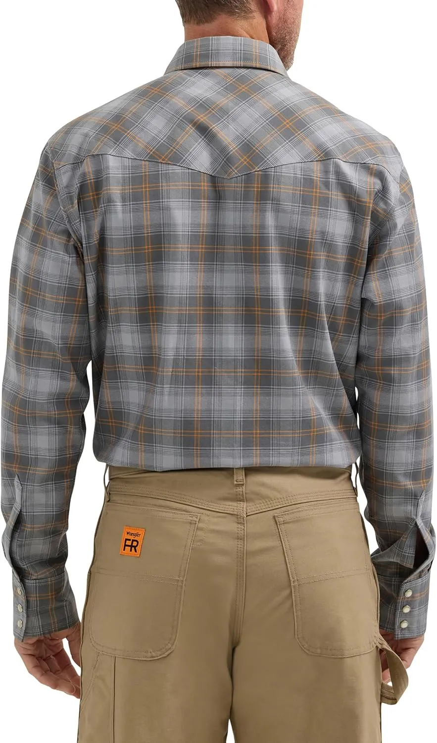 Wrangler Men's Sport Western Two Pocket Long Sleeve Snap Shirt
